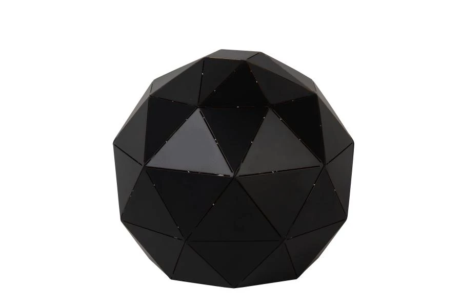 Lucide OTONA - Tafellamp - Ø 25 cm - 1xE27 - Zwart - uitgezet